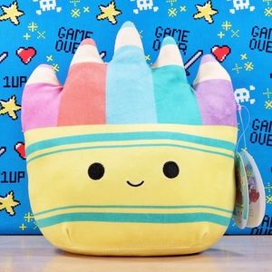 Squishmallow Cade the Crayons 8" UltraSoft Stuffed Toy Plush NWT & HTF